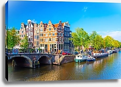 Постер Голландия, Амстердам. Pays-Bas