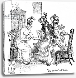 Постер Томсон Хью (грав) 'The spiteful old ladies', illustration from 'Pride & Prejudice'