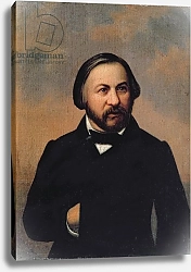 Постер Школа: Русская 19в. Portrait of Mikhail Ivanovich Glinka, 1850s