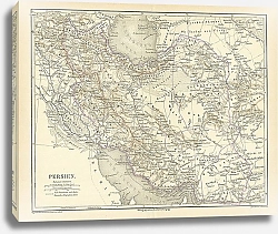 Постер Карта Персии 1