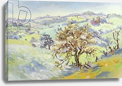 Постер Дюрхем Энн (совр) From Udimore Towards Peasmarch, Sussex, in winter