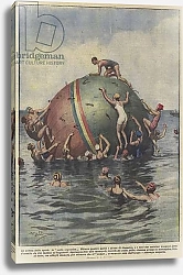 Постер Бельтрам Ахилл Le novita dello sport, la palla acquatica