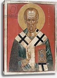 Постер St. Nicholas, Novgorod school, c.1300