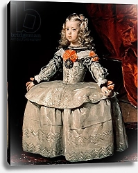 Постер Веласкес Диего (DiegoVelazquez) Portrait of the Infanta Margarita Aged Five, 1656