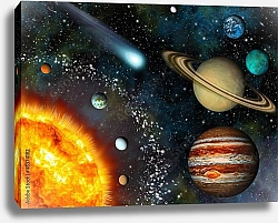 Постер Солнечная система 2