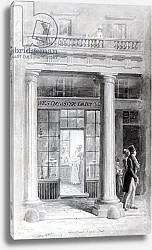Постер Шарф Джордж (грав) Westminster Diary, The Quadrant, Regent Street, London 1825