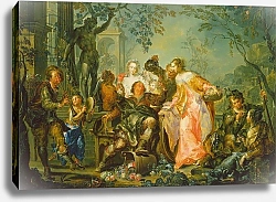 Постер Платцер Йоханн The Pleasures of the Seasons: Autumn, c.1730