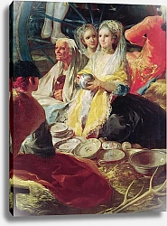 Постер Гойя Франсиско (Francisco de Goya) Ladies buying pottery at a stall in Madrid, 1779