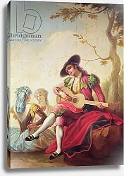 Постер Сибиас Рамон The Elegant Man Playing Guitar