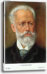 Постер Postcard of Piotr Ilyich Tchaikovsky