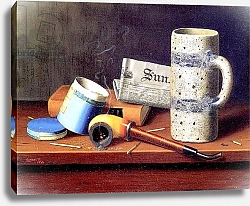 Постер Харнетт Уильям The Blue Tobacco Box, 1878