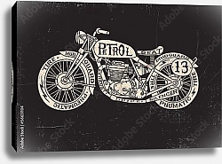 Постер Винтажный мотоцикл