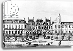 Постер Школа: Французская View of the Soissons Hotel in Paris