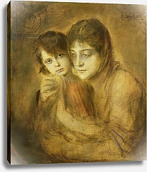 Постер Ленбах Франц Mother and Child, 1893