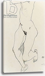 Постер Шиле Эгон (Egon Schiele) Running woman, 1913