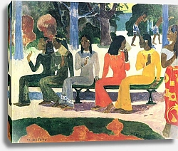 Постер Гоген Поль (Paul Gauguin) Рынок (Ta matete)