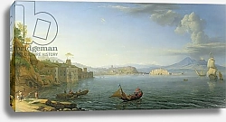 Постер Манглар Адриан View of Naples, 1750
