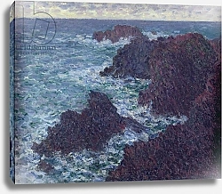 Постер Моне Клод (Claude Monet) The Rocks at Belle-Ile, the Wild Coast, 1886
