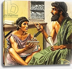 Постер Пэйн Роджер Writing lesson in ancient Athens