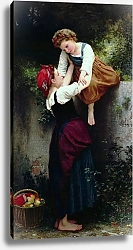 Постер Бугеро Вильям (Adolphe-William Bouguereau) Маленькое воровство