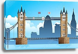 Постер Лондонский Тауэрский мост