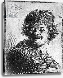 Постер Рембрандт (Rembrandt) Self-portrait, 1630