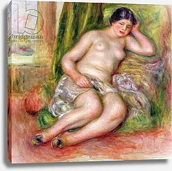 Постер Ренуар Пьер (Pierre-Auguste Renoir) Sleeping Odalisque, or Odalisque in Turkish Slippers, c.1915-17