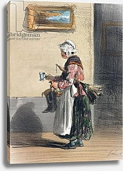 Постер Джениоле Альфред The Cleaning Lady, from 'Les Femmes de Paris', 1841-42