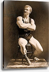 Постер Eugen Sandow, in classical ancient Greco-Roman pose, c.1893