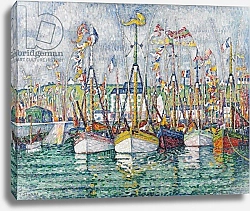 Постер Синьяк Поль (Paul Signac) Blessing of the Tuna Fleet at Groix, 1923