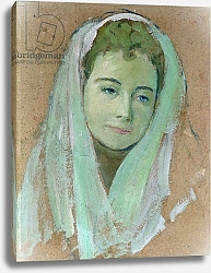 Постер Дени Морис Marthe with a White Veil, 1891