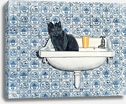 Постер Дитц (совр) My Bathroom Cat