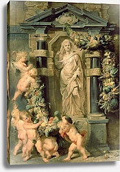 Постер Рубенс Петер (Pieter Paul Rubens) Statue of Ceres, c.1615