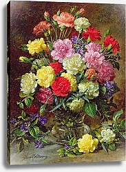 Постер Уильямс Альберт (совр) Carnations of Radiant Colours