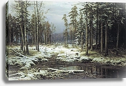 Постер Шишкин Иван Первый снег. 1875