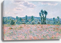 Постер Моне Клод (Claude Monet) Поле маков в Живерни