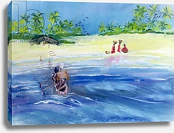 Постер Эллиот София (совр) Candolim Beach, Goa, India, 1998