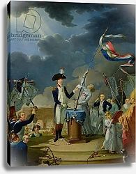 Постер Давид Жак Луи The Oath of Lafayette at the Festival of the Federation, 14th July 1790, 1791