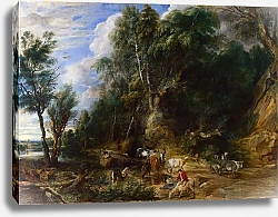 Постер Рубенс Петер (Pieter Paul Rubens) Место водопоя