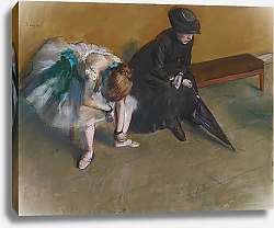 Постер Дега Эдгар (Edgar Degas) Ожидание 1