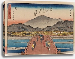 Постер Утагава Хирошиге (яп) Tokaido gojusantsugi, Pl.55
