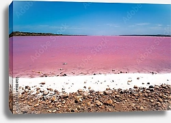 Постер Розовое озеро, Австралия