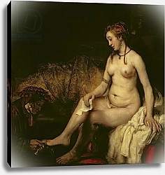 Постер Рембрандт (Rembrandt) Bathsheba Bathing, 1654 4