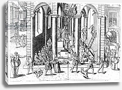 Постер Школа: Фламандская 16в. Calvinists destroying statues in the Catholic Churches, 1566