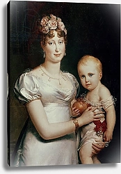 Постер Жерар Франсуа Marie-Louise of Habsbourg-Lorraine and the King of Rome