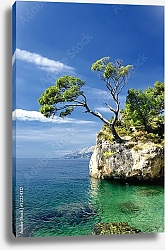Постер Хорватия. Скалы