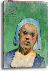 Постер Гоген Поль (Paul Gauguin) Head of a Breton