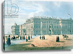Постер Перро Фердинанд The Winter Palace as seen from Palace Passage, St. Petersburg, c.1840