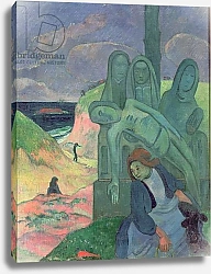 Постер Гоген Поль (Paul Gauguin) The Green Christ 1889