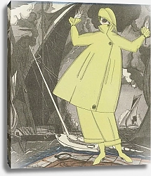 Постер Неизвестен Gazette du Bon Ton, 1920 – No. 6 : Gros temps / Costume pour le yachting